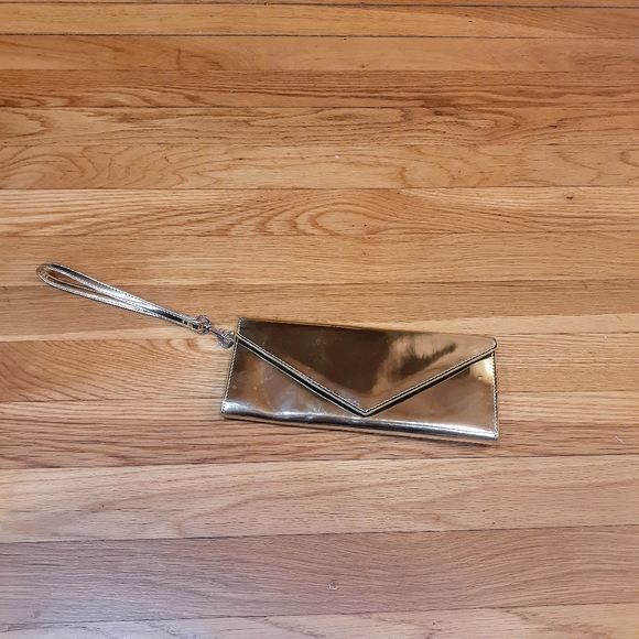 Macr Jacobs Wallet Clutch Wristlet Gold OS Macr Jacobs - Picture 1 of 4